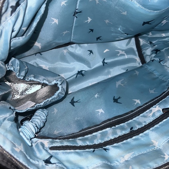 Lug Medium Tote with Trolley Sleeve- Skyliner Black Rainbow NWOT - Picture 5 of 12